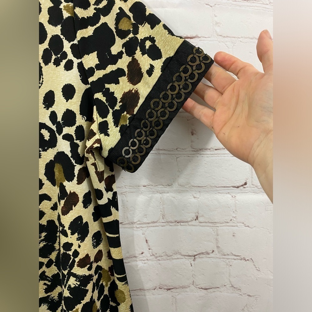 Tiana B Animal Print Womens Size XL Dress - Picture 3 of 5